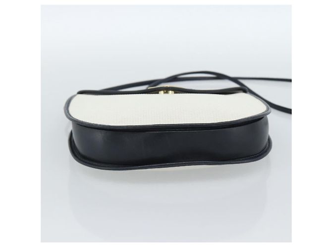SAINT LAURENT Shoulder Bag Coated Canvas White Gold - vista 9