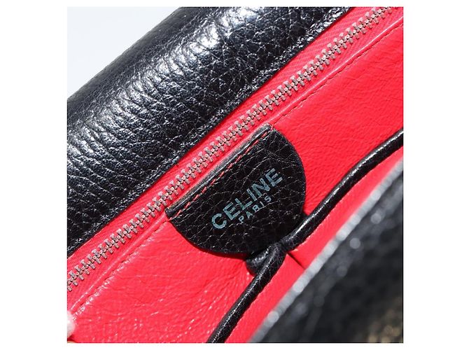 Céline CELINE Shoulder Bag Leather Black Gold - vista 16