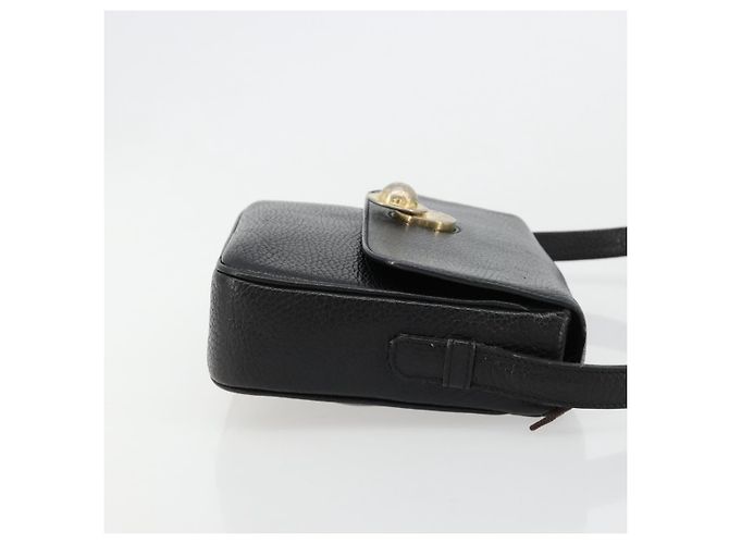 Céline CELINE Shoulder Bag Leather Black Gold - vista 4