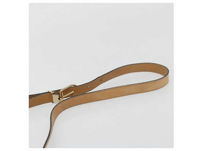 Christian Dior Honeycomb Canvas Shoulder Bag PVC Beige Gold - vista 8