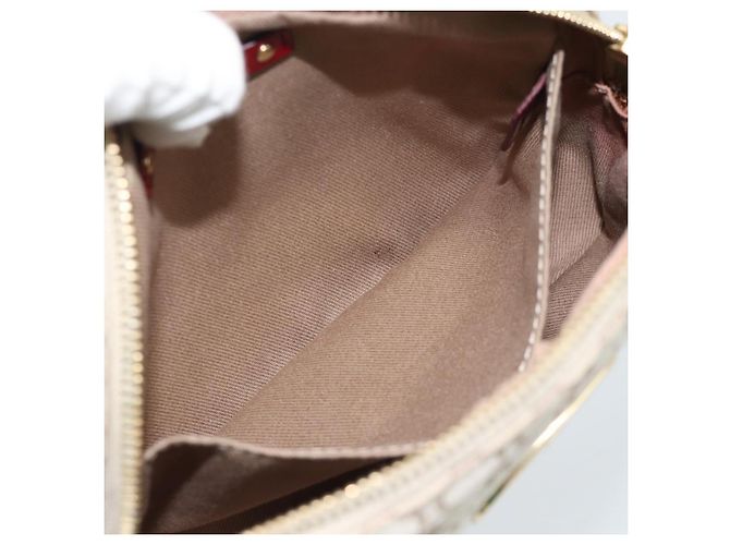 Céline CELINE Macadam Canvas Schultertasche Beige Gold - Ansicht 20