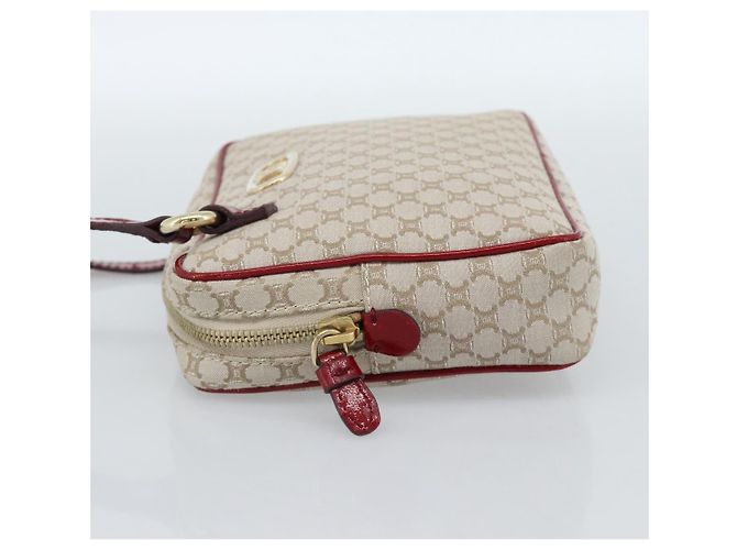Céline CELINE Macadam Canvas Schultertasche Beige Gold - Ansicht 3