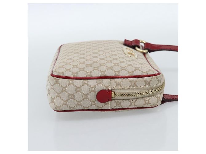 Céline CELINE Macadam Canvas Schultertasche Beige Gold - Ansicht 4