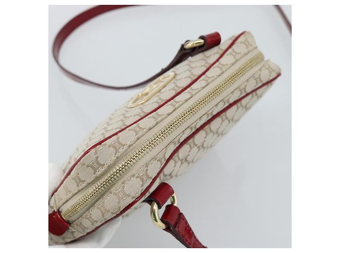 Céline CELINE Macadam Canvas Schultertasche Beige Gold - Ansicht 6