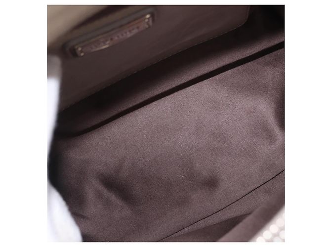 Miu Miu Hand Bag Leather 2way Gray Silver - vista 10