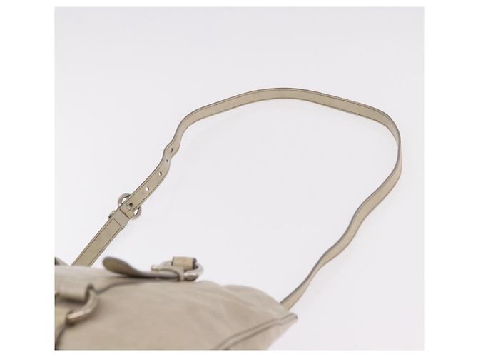 Miu Miu Hand Bag Leather 2way Gray Silver - vista 15
