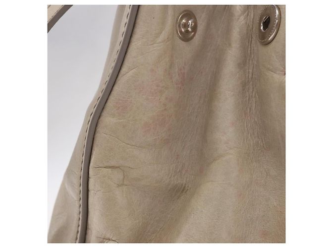 Miu Miu Hand Bag Leather 2way Gray Silver - vista 4