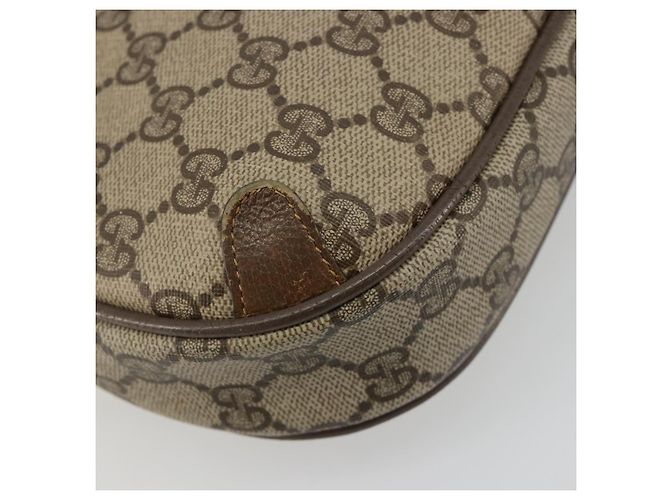 GUCCI GG Supreme Web Sherry Line Bag PVC Beige Gold 89 02 066 - vista 16