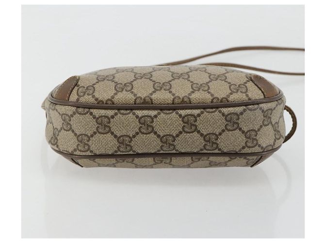 GUCCI GG Supreme Web Sherry Line Bag PVC Beige Gold 89 02 066 - vista 5