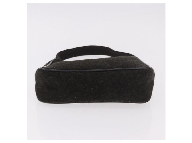 PRADA PRADA Sports Hand Pouch Wool Khaki Silver - vista 5