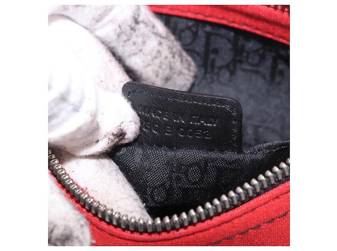 Christian Dior Hardcore Shoulder Bag Canvas Silver Red - vista 12