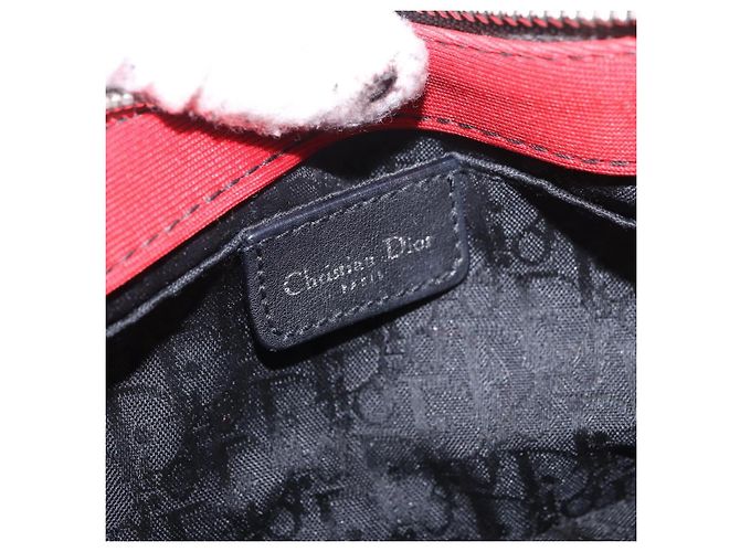 Christian Dior Hardcore Shoulder Bag Canvas Silver Red - vista 19