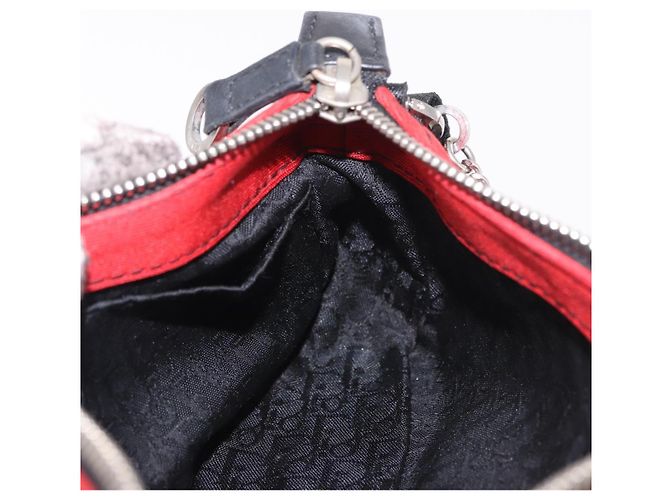Christian Dior Hardcore Shoulder Bag Canvas Silver Red - vista 20