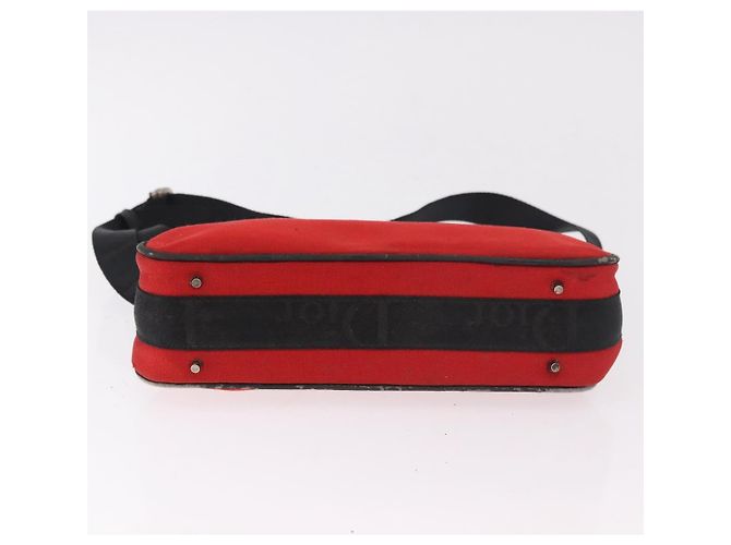 Christian Dior Hardcore Shoulder Bag Canvas Silver Red - vista 5