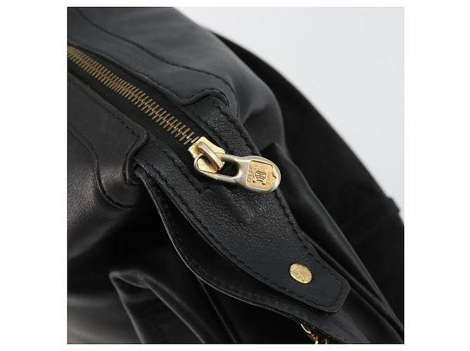 Céline CELINE Shoulder Bag Leather Black Gold - vista 10