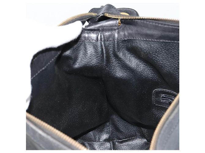 Céline CELINE Shoulder Bag Leather Black Gold - vista 19
