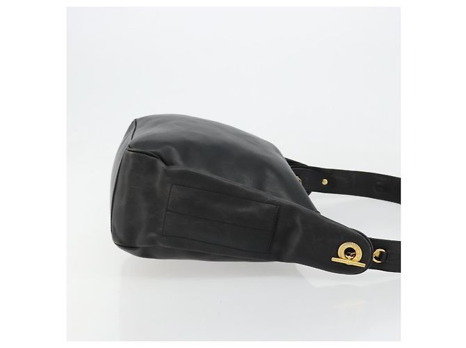 Céline CELINE Shoulder Bag Leather Black Gold - vista 3