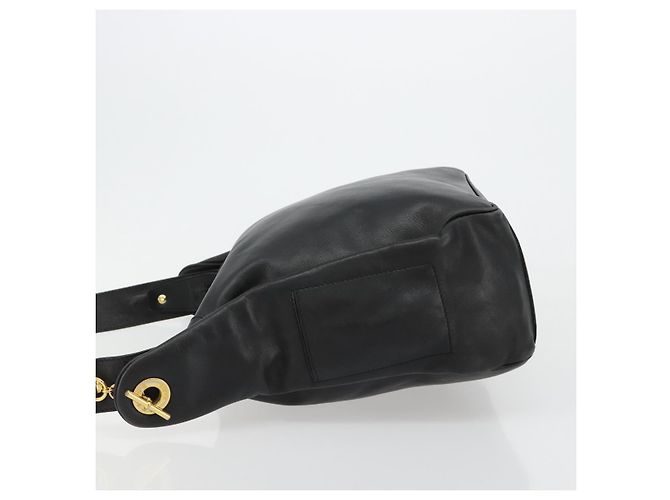 Céline CELINE Shoulder Bag Leather Black Gold - vista 4