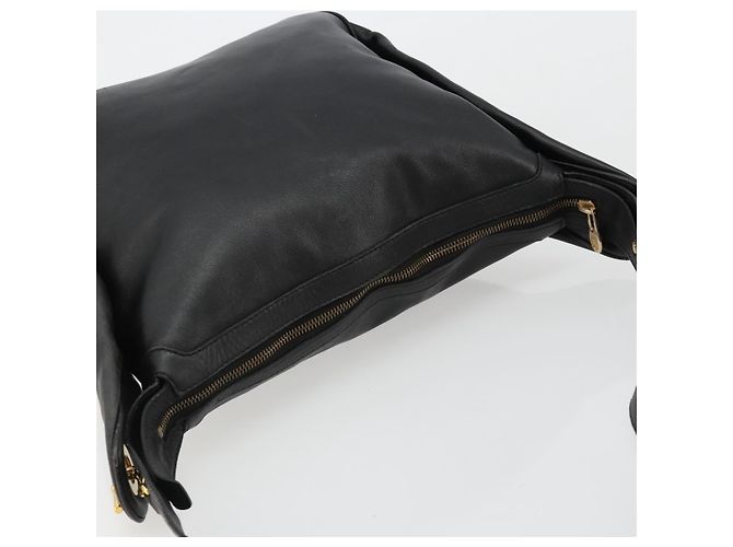 Céline CELINE Shoulder Bag Leather Black Gold - vista 6