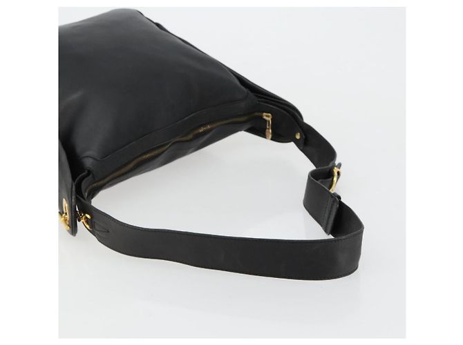 Céline CELINE Shoulder Bag Leather Black Gold - vista 7
