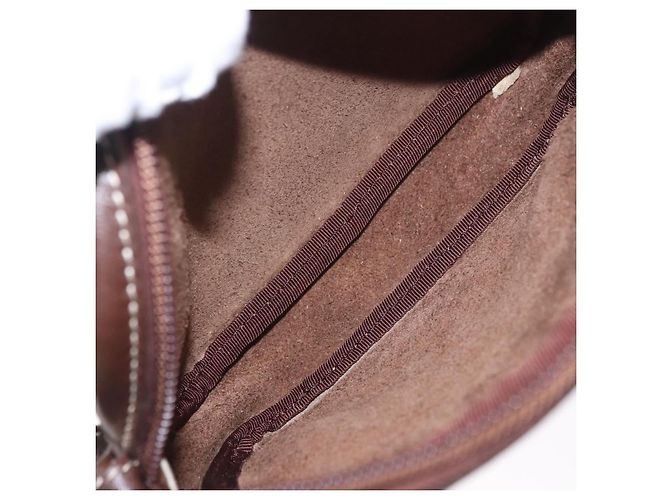 LOEWE Shoulder Bag Leather Brown Gold - vista 11