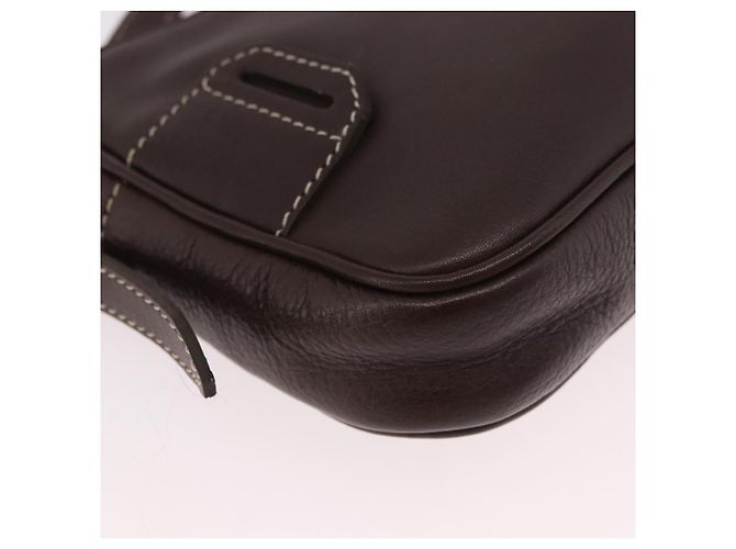 LOEWE Shoulder Bag Leather Brown Gold - vista 17