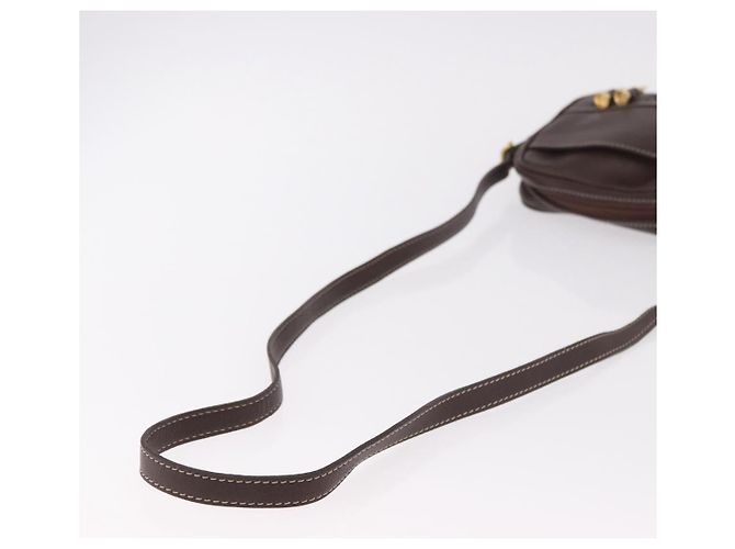 LOEWE Shoulder Bag Leather Brown Gold - vista 7
