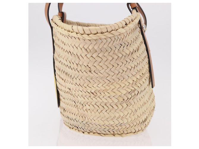 LOEWE Ken Price Collaboration Hand Bag Raffia Beige - vista 3