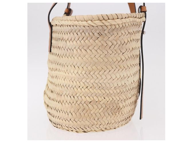 LOEWE Ken Price Collaboration Hand Bag Raffia Beige - vista 4