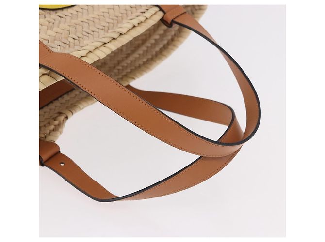 LOEWE Ken Price Collaboration Hand Bag Raffia Beige - vista 7