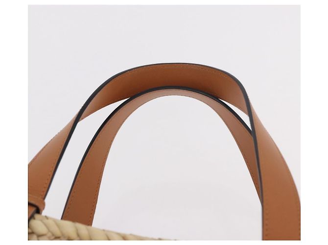 LOEWE Ken Price Collaboration Hand Bag Raffia Beige - vista 8