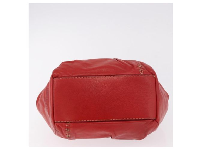 Miu Miu Hand Bag Leather Red Silver - vista 10