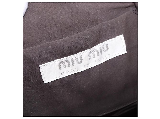 Miu Miu Hand Bag Leather Red Silver - vista 18