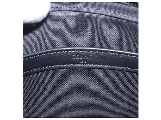 Céline CELINE Macadam Canvas Shoulder Bag PVC Black Silver - vista 16