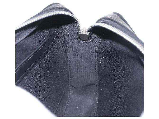 Céline CELINE Macadam Canvas Shoulder Bag PVC Black Silver - vista 18