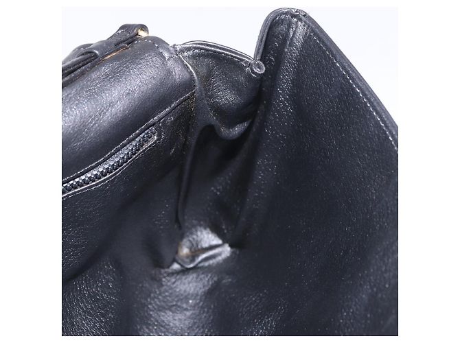 Céline CELINE Chain Shoulder Bag Leather Black Gold - vista 17
