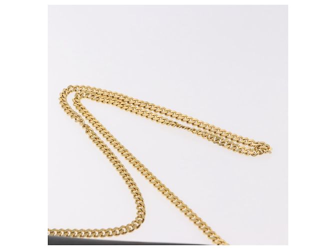 Céline CELINE Chain Shoulder Bag Leather Black Gold - vista 8