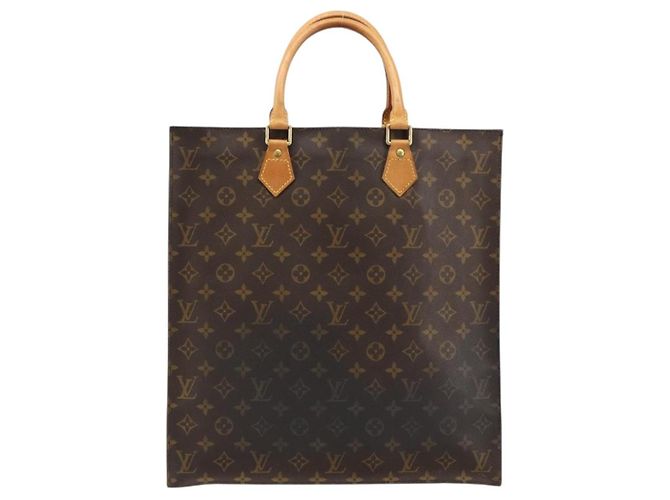 LOUIS VUITTON Monogram Sac Plat Hand Bag M51140 LV - vista 13