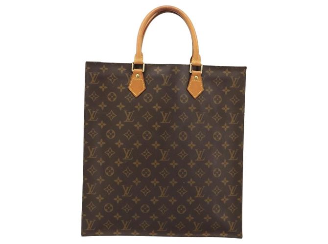 LOUIS VUITTON Monogram Sac Plat Hand Bag M51140 LV - vista 2