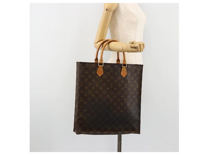 LOUIS VUITTON Monogram Sac Plat Hand Bag M51140 LV - vista 21
