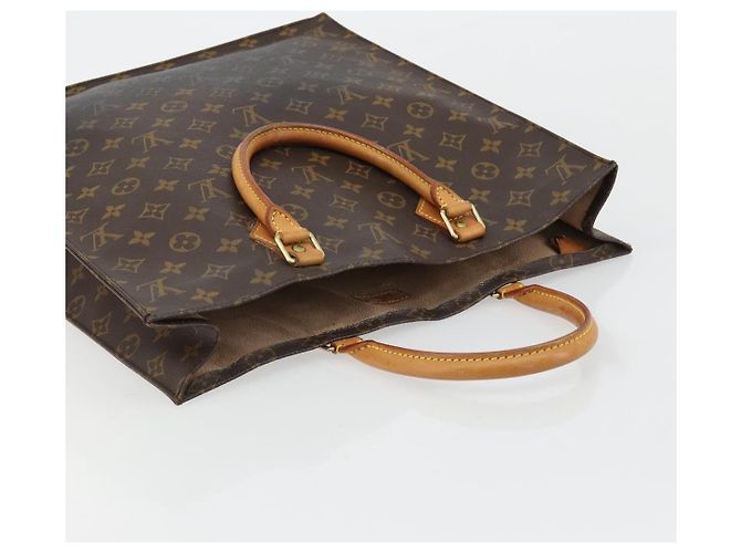 LOUIS VUITTON Monogram Sac Plat Hand Bag M51140 LV - vista 6