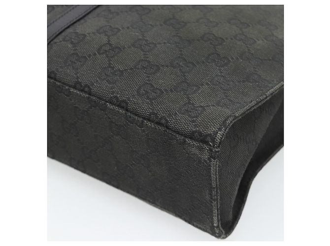 GUCCI GG Canvas Jackie Shoulder Bag Black Silver 001 3355 - vista 15