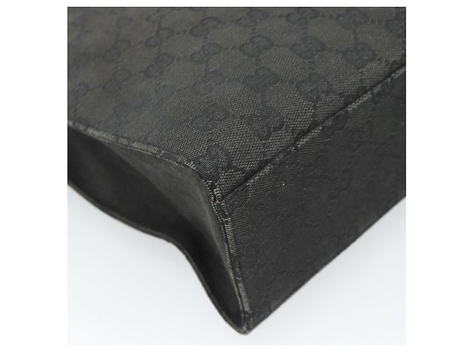 GUCCI GG Canvas Jackie Shoulder Bag Black Silver 001 3355 - vista 16