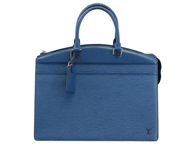 LOUIS VUITTON Epi Riviera Hand Bag Blue M48185 LV - vista 13