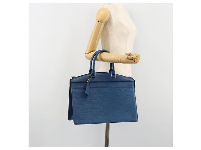 LOUIS VUITTON Epi Riviera Hand Bag Blue M48185 LV - vista 24