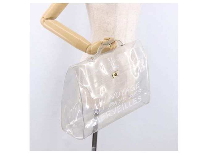 Hermès HERMES Bolsa de mão Kelly em vinil Vinyl Clear - vista 19