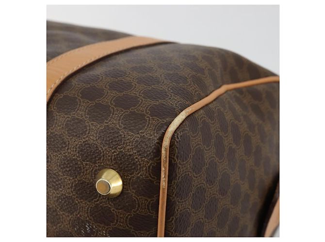 Céline CELINE Macadam Canvas Handtasche PVC Leder Braun Gold - Ansicht 16