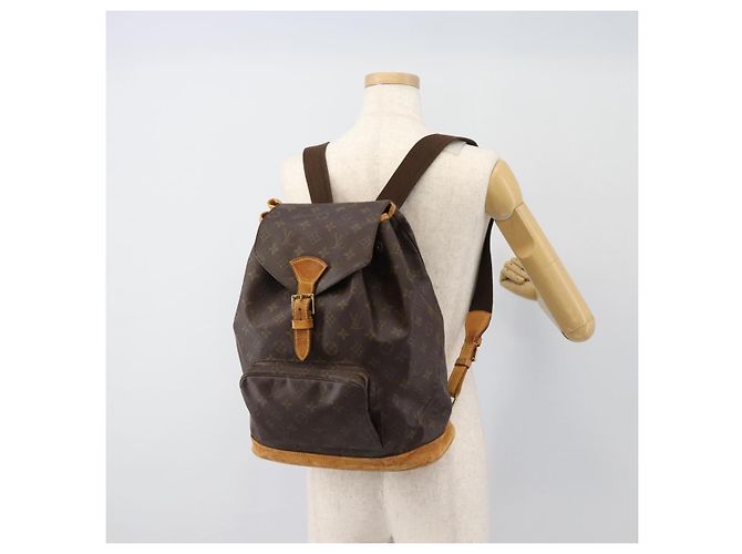 LOUIS VUITTON Monogram Montsouris GM Backpack M51135 LV - vista 25