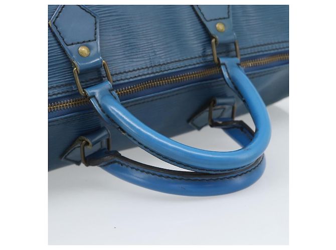 LOUIS VUITTON Epi Speedy 35 Bolsa de mão Toledo Blue M42995 LV - vista 7