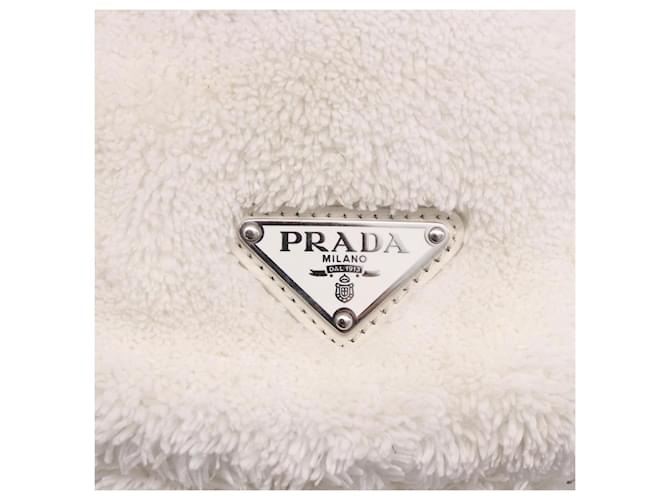 PRADA Tote Bag Pile White Silver - vista 19